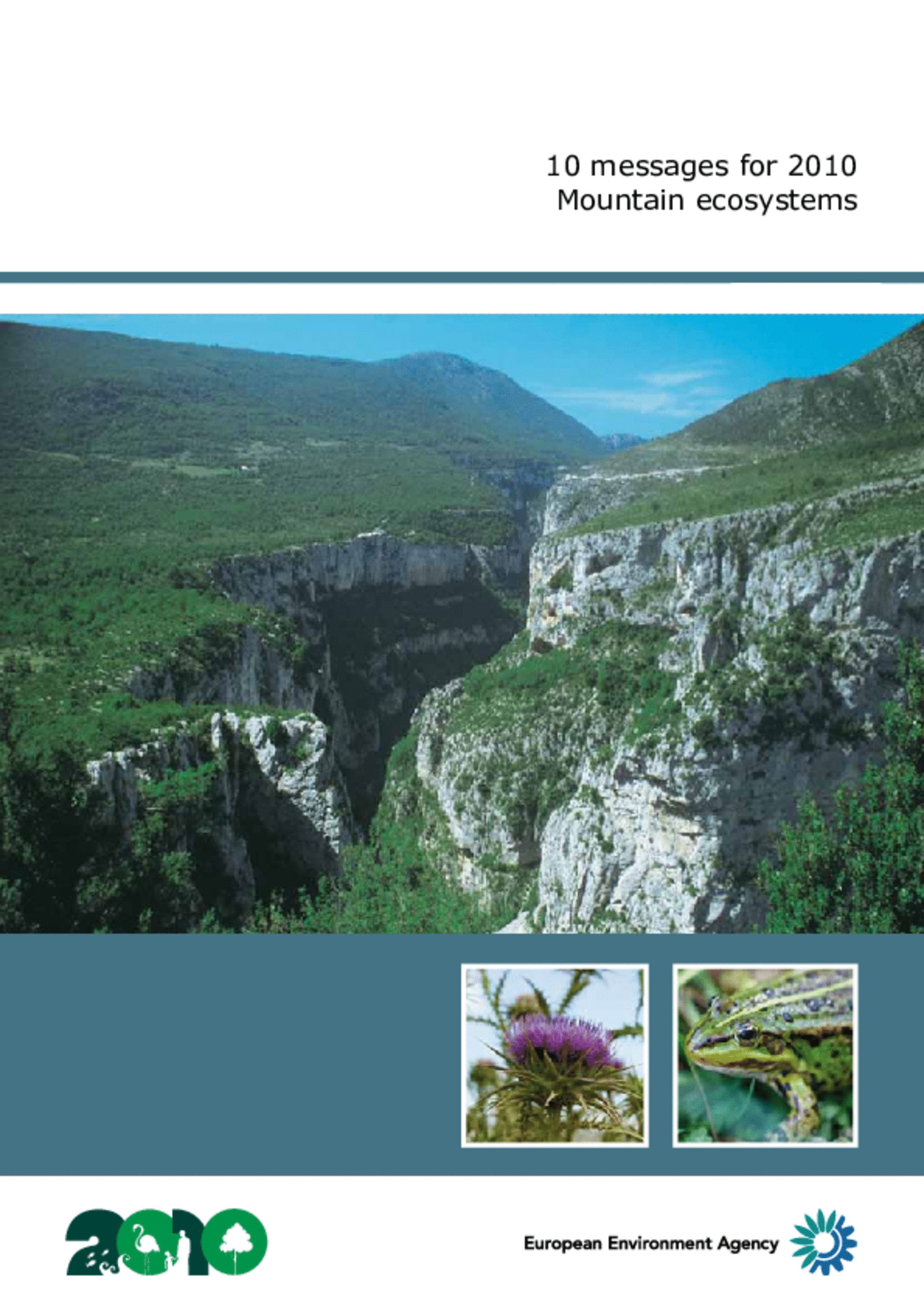 Aštuntas Europos aplinkos agentūros pranešimas. Kalnų ekosistemos