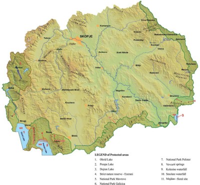 Map 2 Green Belt, part of territory of the Republic of Macedonia 