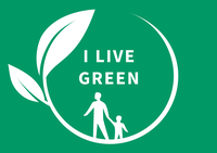 I LIVE GREEN competition logo