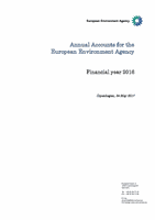 EEA Annual Accounts for the year 2016