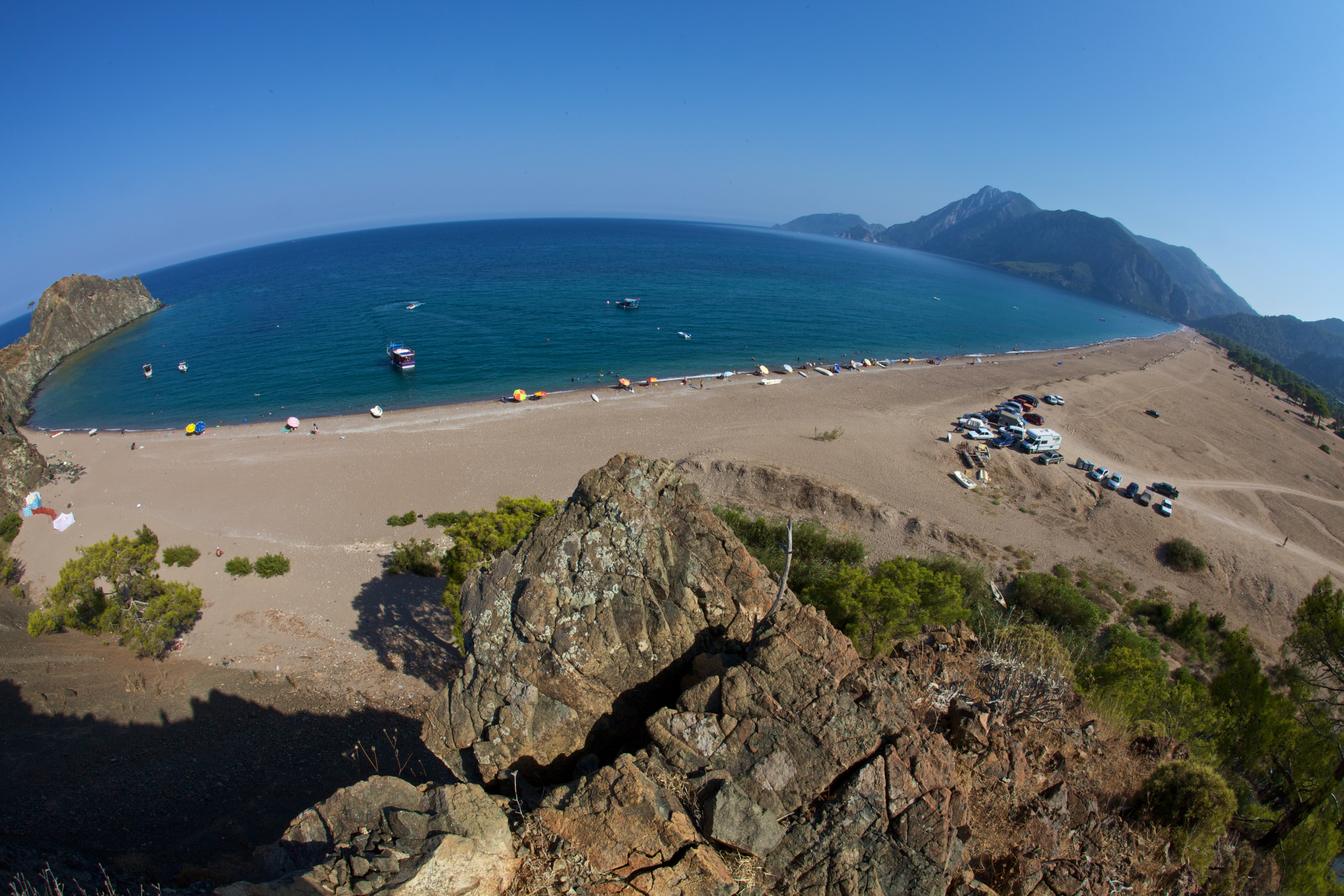 Cirali beach skyline