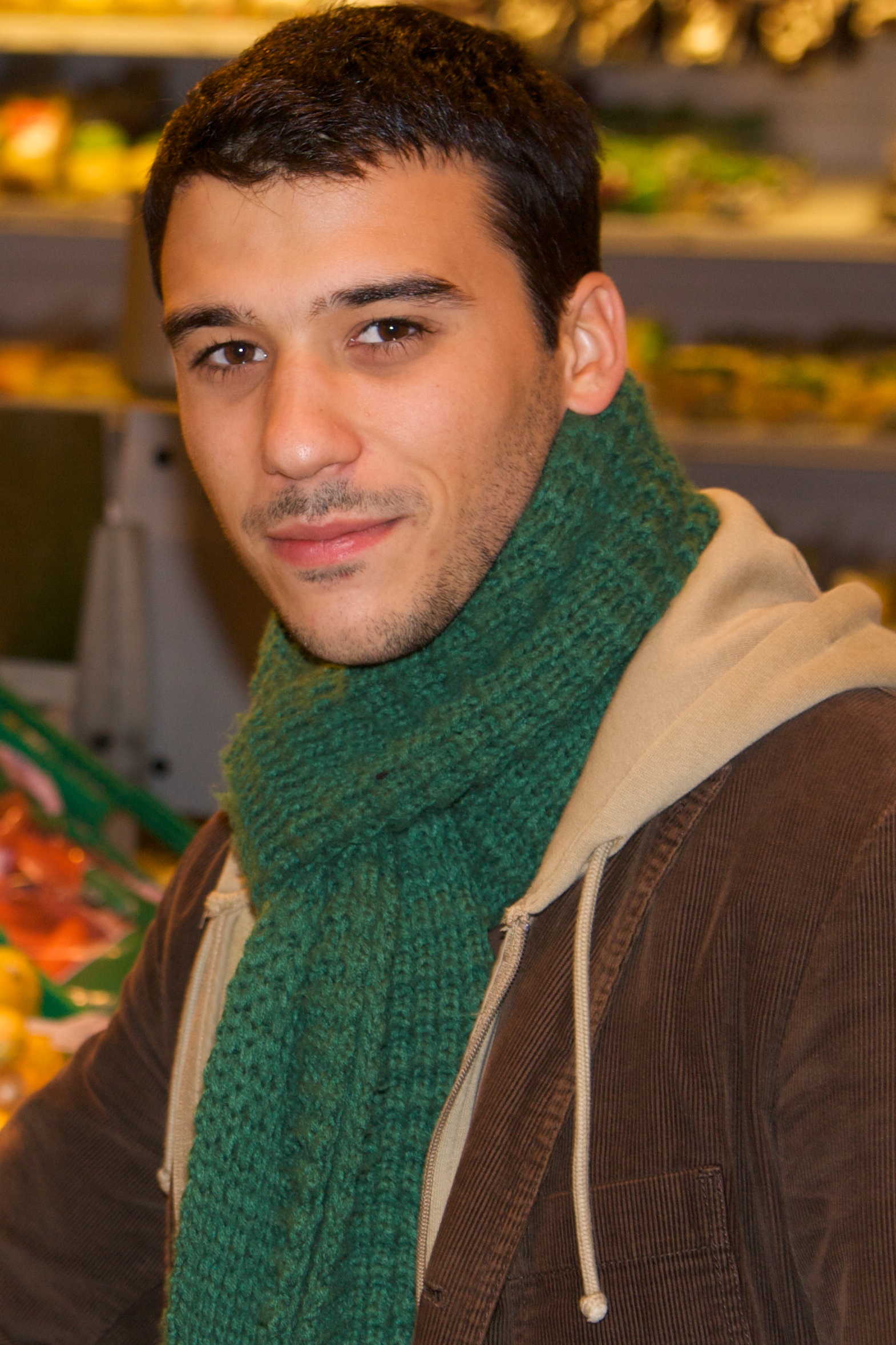 Bruno at the supermarket