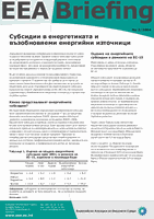 EEA Briefing 2/2004 - Субсидии в енергетиката и възобновяеми енергийни източници