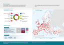 Europas arealdække har været forholdsvis stabilt siden 2000, idet ca. 25 % er dækket af agerjord og
permanente afgrøder, 17 % af græsningsarealer og 34 % af skov. Samtidig fortsætter byerne og
betonkonstruktionerne med at vokse, og det samlede areal, der anvendes til landbrug, er faldet. Selvom kunstige arealer dækker mindre end 5 % af EEA's område, blev et større område befæstet (dækket af
beton eller asfalt) mellem 2000 og 2018. Den gode nyhed er, at andelen af kunstige arealer er aftaget i de
senere år.