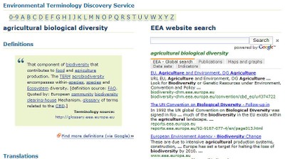Environmental Terminology and Discovery Service (ETDS)