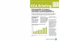 EEA Briefing 4/2004 - Biobrændstoffer til transport: undersøgelse af sammenhængen med energi- og landbrugssektorerne