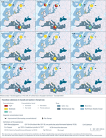 Hazardous substances in mussels and oysters in Europe's seas