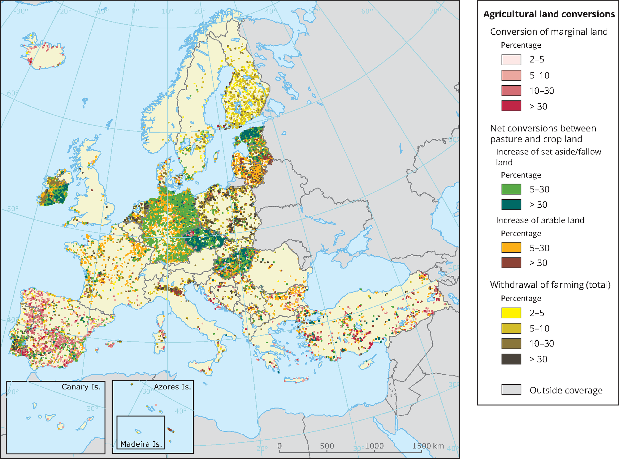 Agricultural Land Reserve Map Agricultural Land Conversions — European Environment Agency