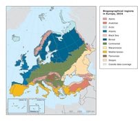 Biogeographical regions in Europe