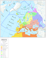 Catchment areas of European seas