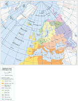 Catchment areas of European seas
