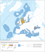 CHASE classification of contaminant status in seawater