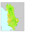 Corine land cover 2000 by country