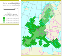 Data availability in EU for hot spots analysis