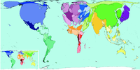 Ecological footprint (top) and biocapacity (bottom)