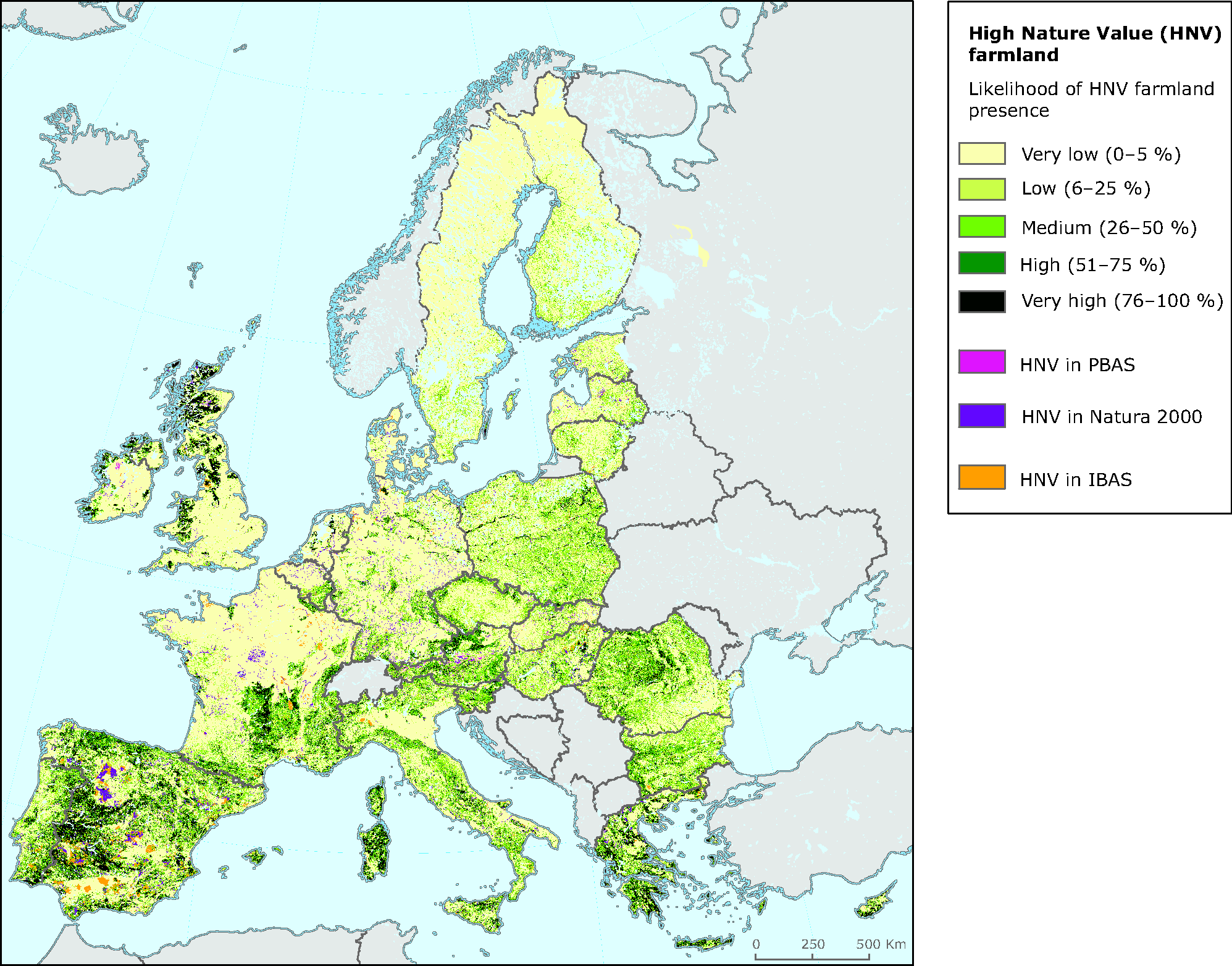 High Nature Value Farmland in Europe