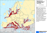 Illegal operational oil discharges in designated European MARPOL 73/78 special sea areas (2000-2004)