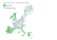 Initial estimate of distribution of HNV farmland in Europe