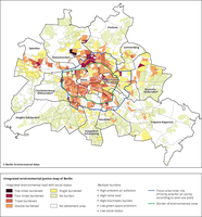 Integrated environmental justice map of Berlin