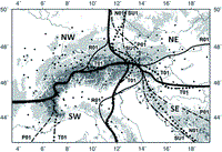 Leading horizontal climate sub-regions of the Greater Alpine Region (GAR)