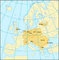 Location of the Euroharp catchments.