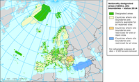 Nationally designated areas (CDDA), site boundaries - status 2014