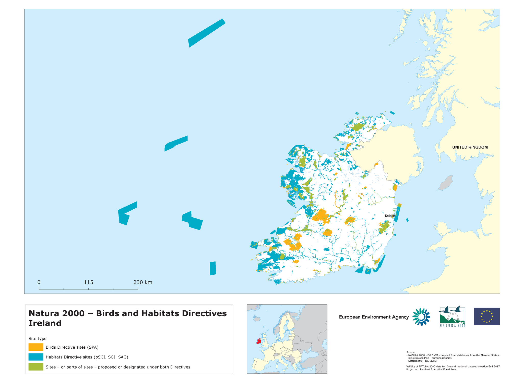 Géographie de l'Irlande (pays) — Wikipédia
