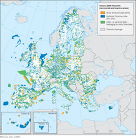 Natura 2000 Network (terrestrial and marine areas)