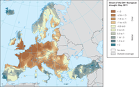 Onset of the 2011 European drought, May 2011