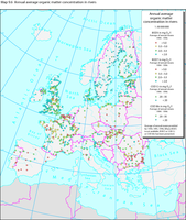 Organic matter in European rivers 1994-96