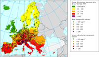 Ozone 26th highest maximum daily 8-hour average 2004