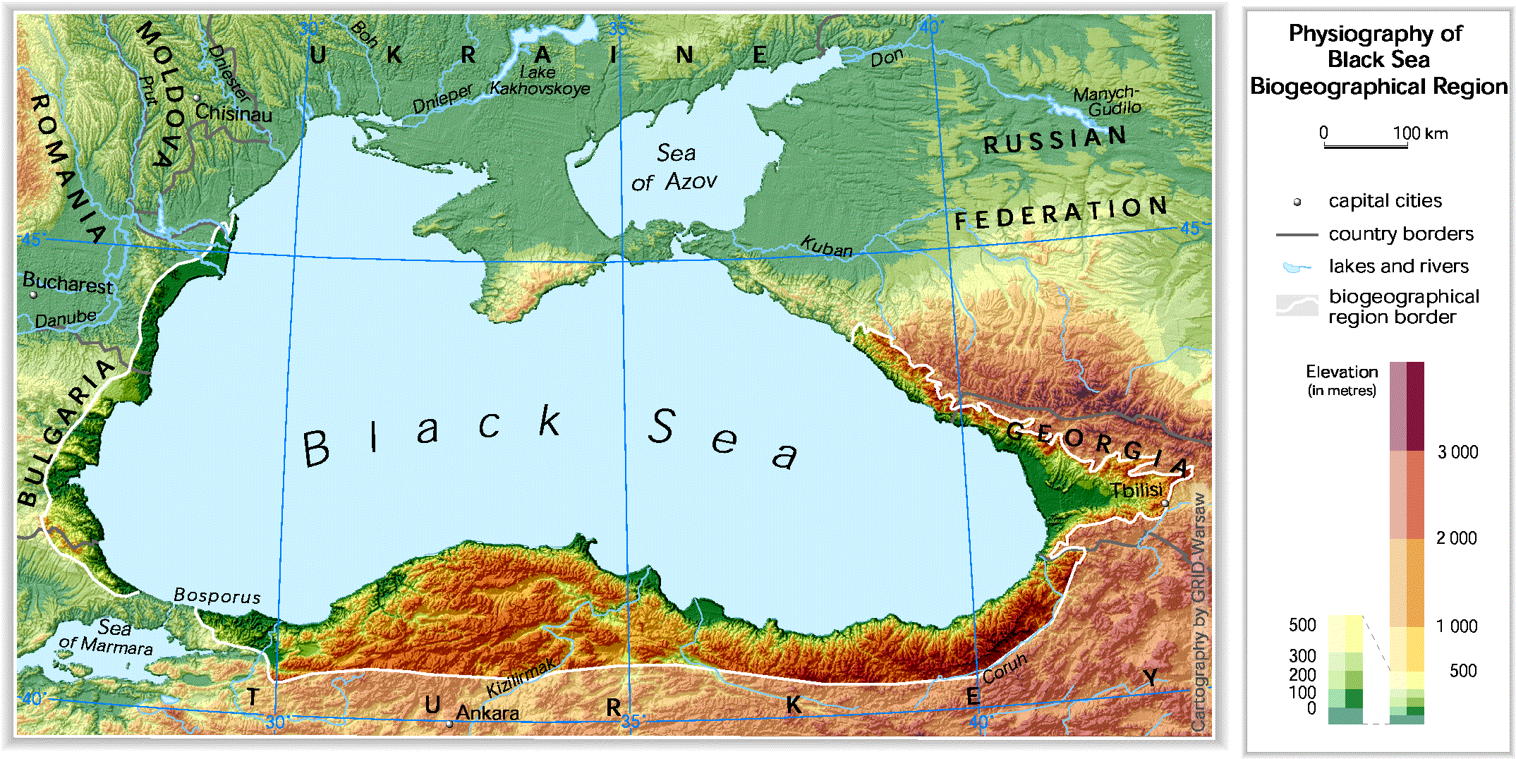 Черное море географическая характеристика