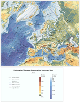 The physiography of Europe