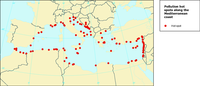Pollution Hot Spots along the Mediterranean Coast