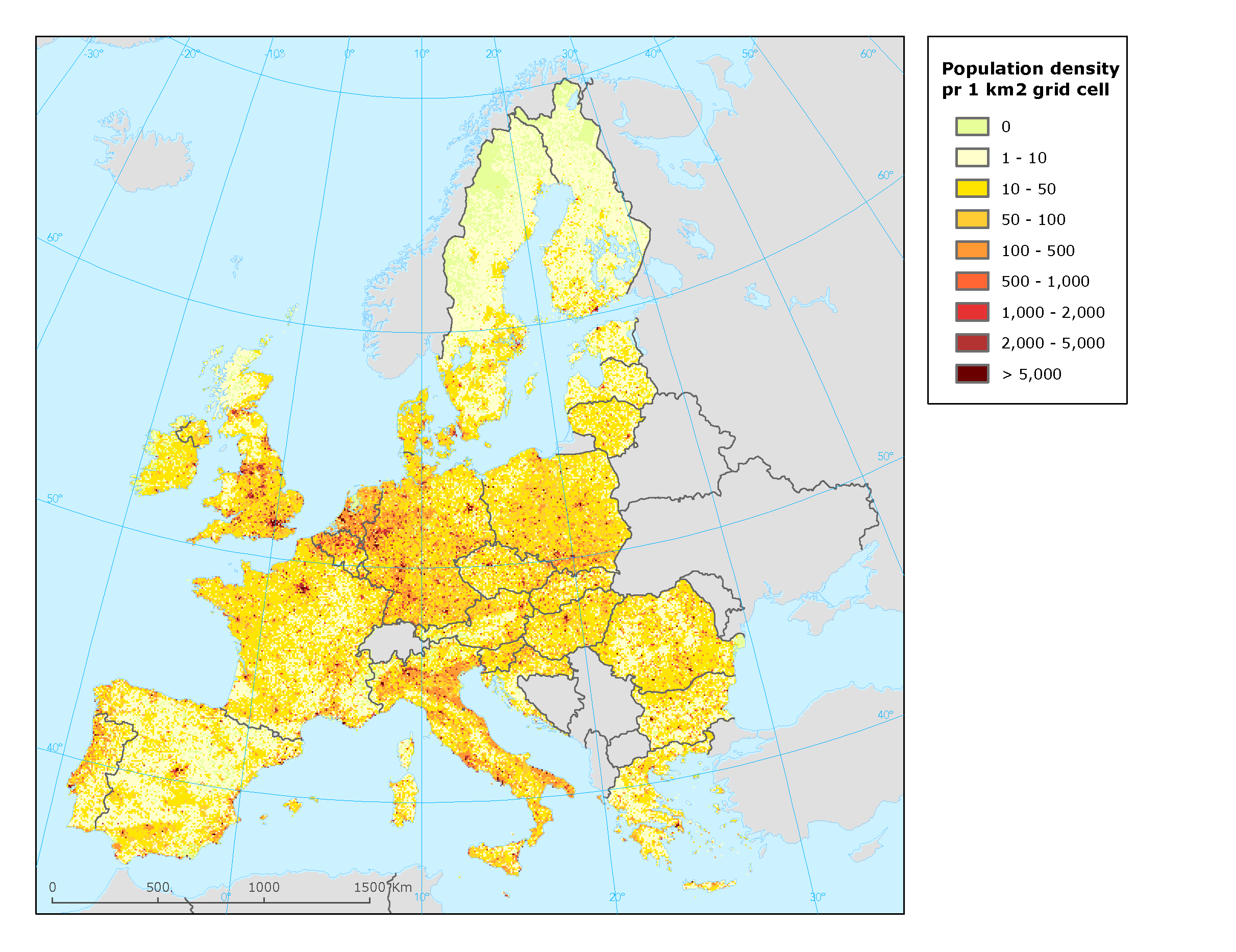 population density map europe