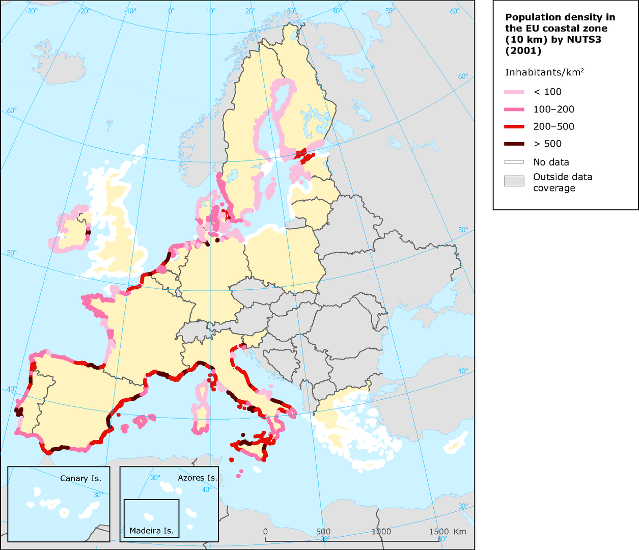 population density map europe