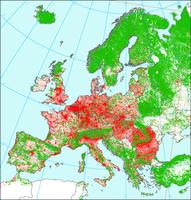Pressures from urbanisation and transport on semi-natural areas