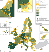 Reported green infrastructure (GI) initiatives