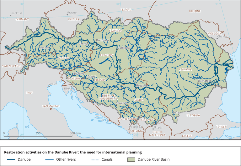 map of danube river Restoration Activities On The Danube River The Need For International Planning European Environment Agency