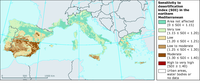 Sensitivity to desertification in the northern Mediterranean