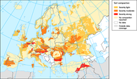 Soil compaction in Europe