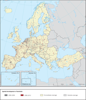 Spatial development of landtake