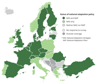 Status of national adaptation policy
