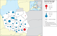 Suburbanisation of large Polish cities