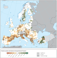 Trends in summer soil moisture in Europe 