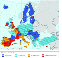 Water exploitation index — towards a regionalised approach