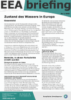 EEA briefing 1/2003 - Zustand des Wassers in Europa