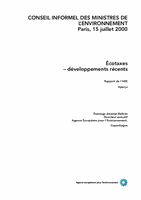 Écotaxes - développements récents - Rapport de l’AEE - Aperçu