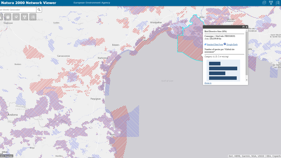 Bringing Europe's Natura 2000 sites to your pocket