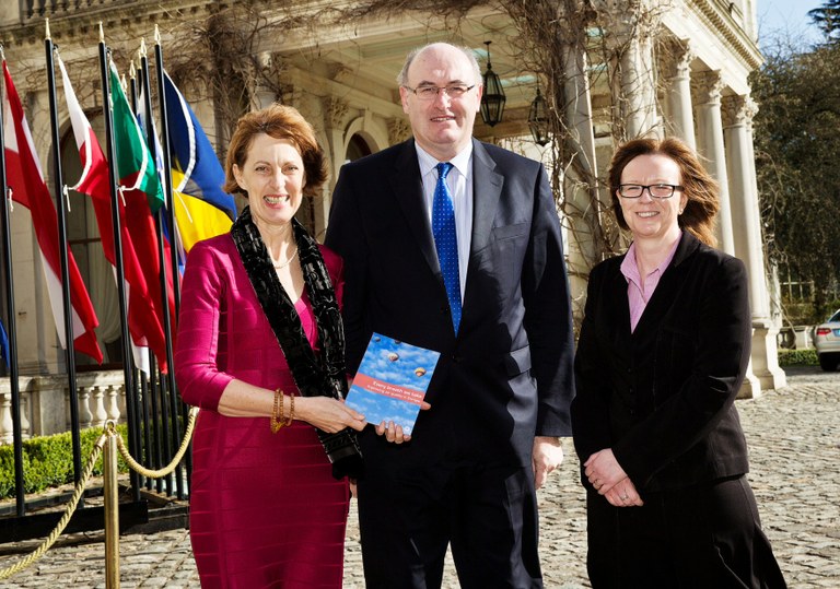 JMC, Phil Hogan, Irish Minister for Environment; Laura Burke, Director General of the Irish EPA.